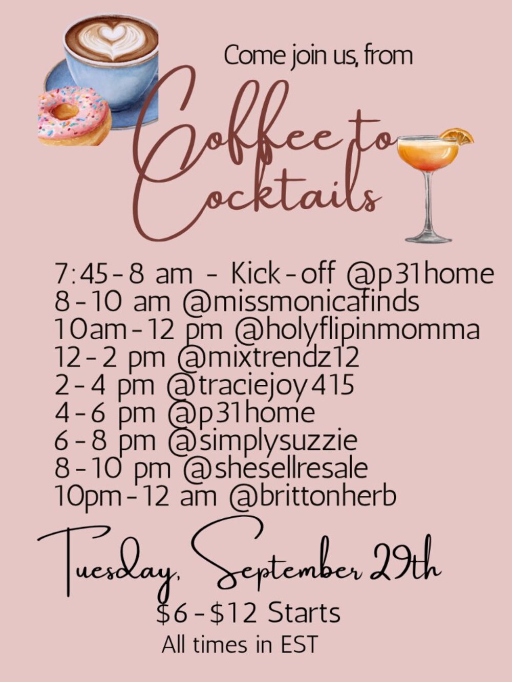 Live 9/10 From Coffee to Cocktails Raid Train - Picture 2 of 4